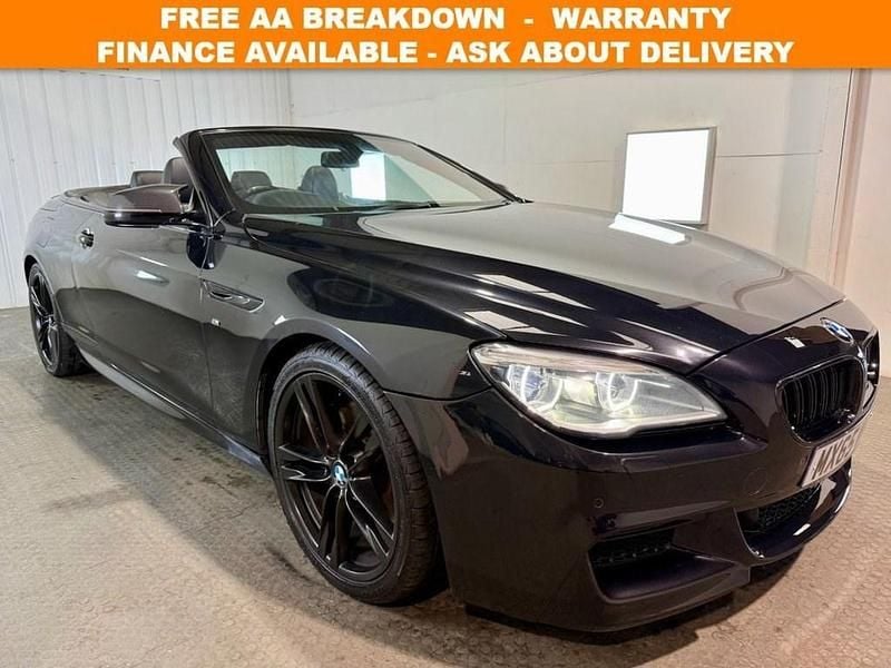 Black Used 2015 BMW 640 Cabriolet M Sport Cabriolet | £16,495 (Fair price) - Image 1/3