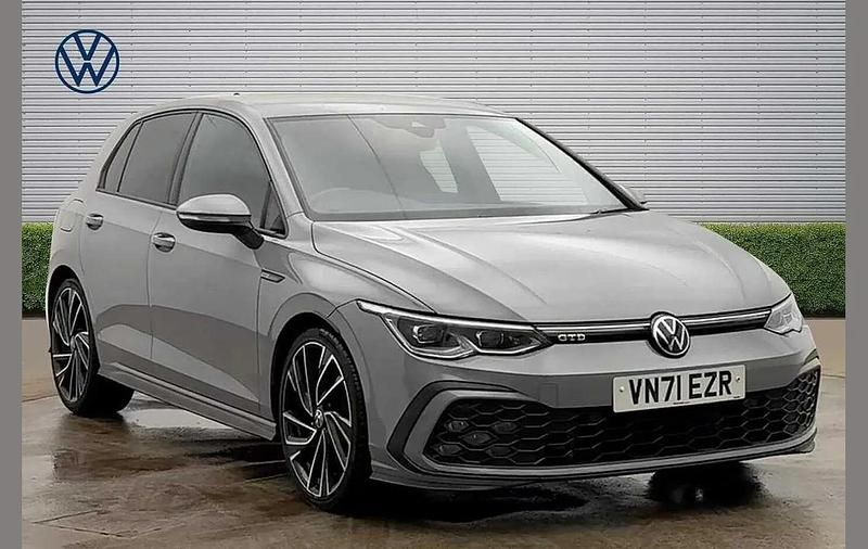 Used VW Golf VIII GTD 196 HP (144 kW) 2021 Grey Hatchback