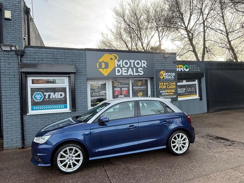 Used Audi A1 Sportback S-Line 2015 Blue Hatchback