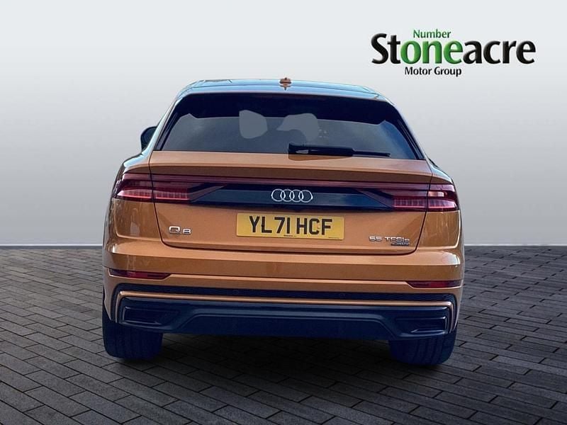 Used Audi Q8 Black Edition 375 HP (275 kW) 2021 Orange SUV