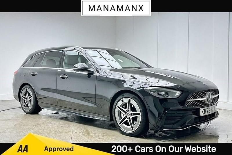 Used 2023 Mercedes C200 AMG line Estate | £25,390 (Good price) - Image 1/1
