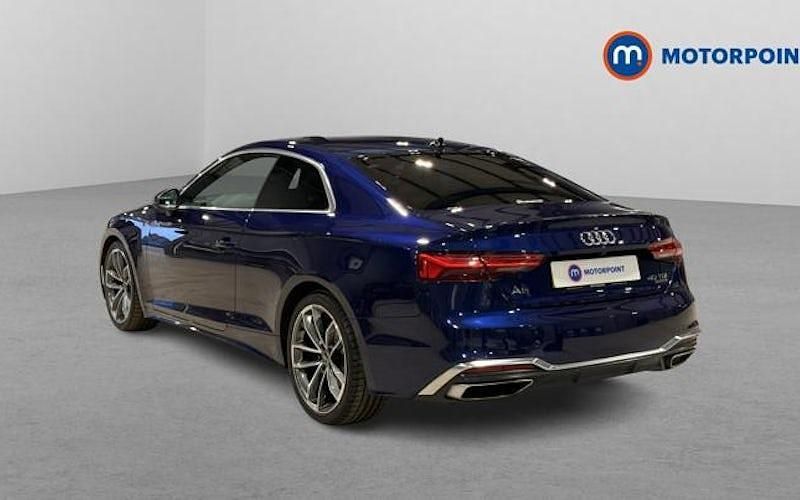 Used Audi A5 S-Line 204 HP (150 kW) 2023 Blue Coupe
