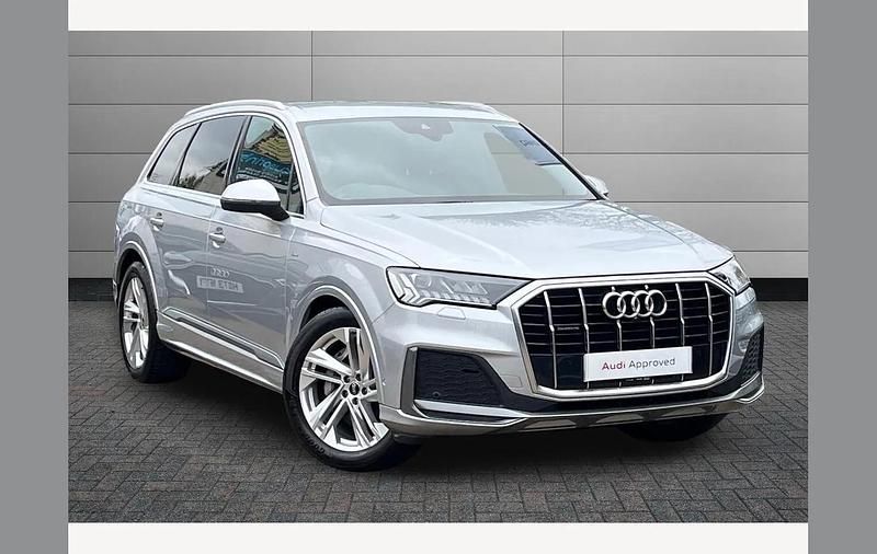 Used Audi Q7 S-Line 231 HP (169 kW) 2021 Silver SUV