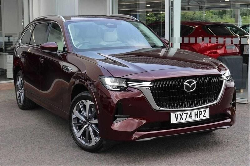 Red New 2025 Mazda CX-80 Takumi-Line SUV | £47,946 (Fair price) - Image 1/4