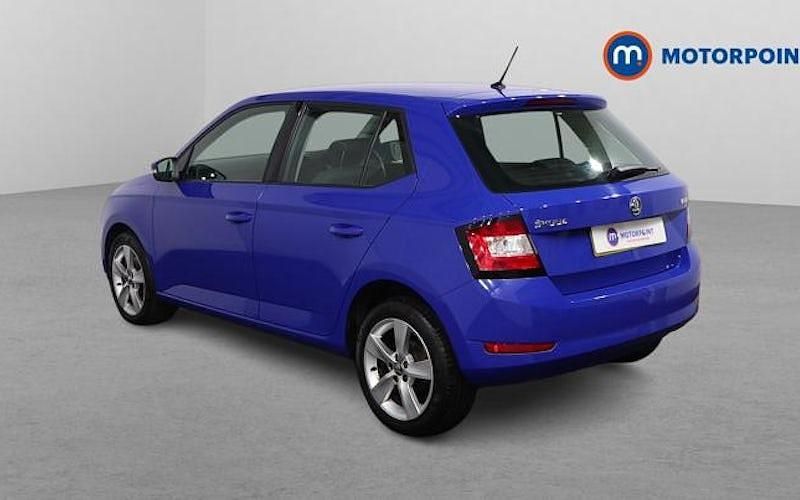 Used Skoda Fabia SE L 110 HP (80 kW) 2019 Blue Hatchback