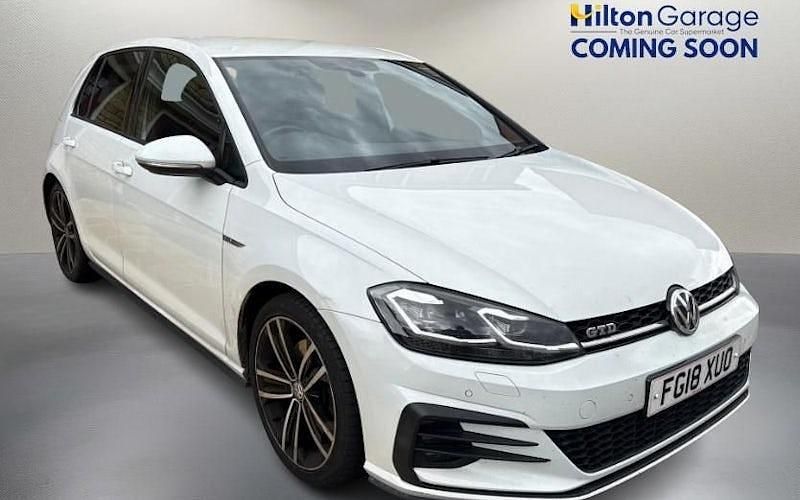 White Used 2018 VW Golf VII GTD Hatchback | £15,050 (Fair price) - Image 1/1