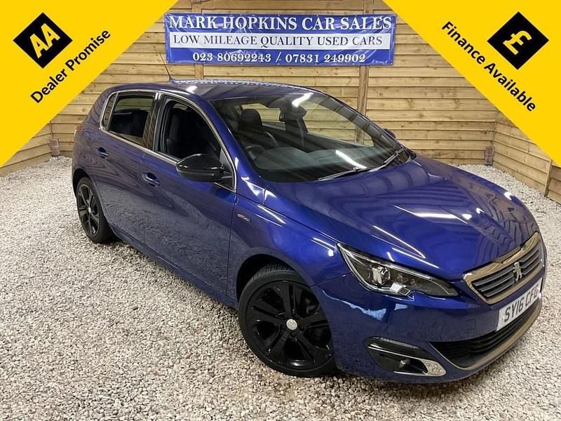 Blue Used 2016 Peugeot 308 GT-line Hatchback | £10,995 (A bit pricey) - Image 1/3