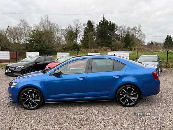 Used Skoda Octavia SportLine 150 HP (110 kW) 2020 Blue Hatchback