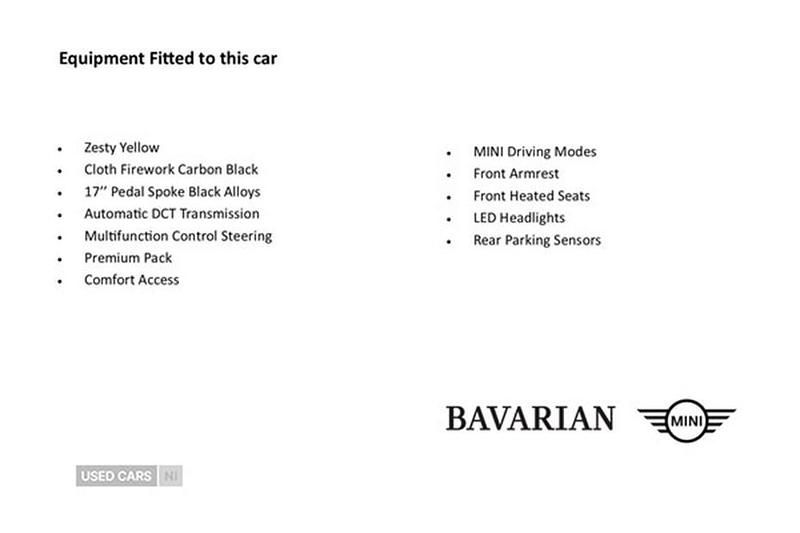 Used Mini Cooper Classic 134 HP (98 kW) 2022 Yellow Hatchback