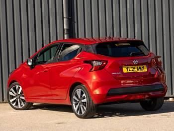 Used Nissan Micra Tekna 92 HP (67 kW) 2021 Red Hatchback
