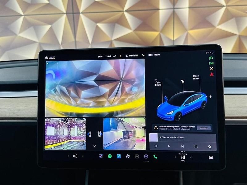 Used Tesla Model 3 Long Range AWD 366 kW (498 HP) 2020 Blue Sedan