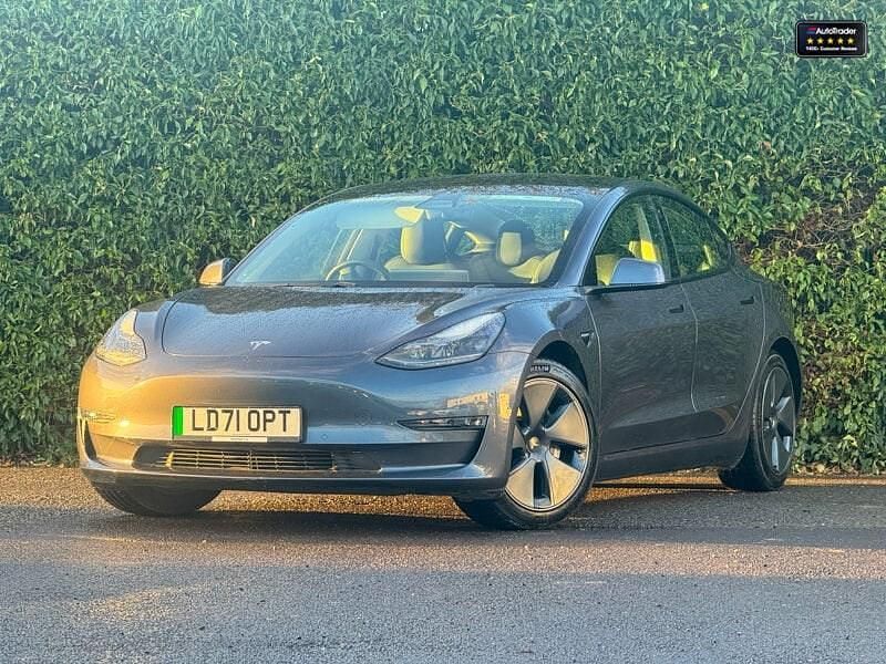 Grey Used 2021 Tesla Model 3 Long Range AWD Sedan | £21,295 (Fair price) - Image 1/4