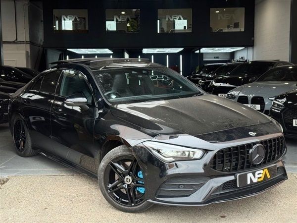 Black Used 2021 Mercedes CLA200 AMG line Coupe | £25,995 (Expensive) - Image 1/1