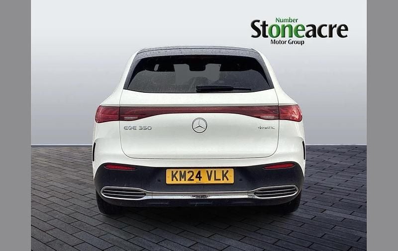 Used Mercedes EQE350 AMG line 214 kW (292 HP) 2024 White Sedan