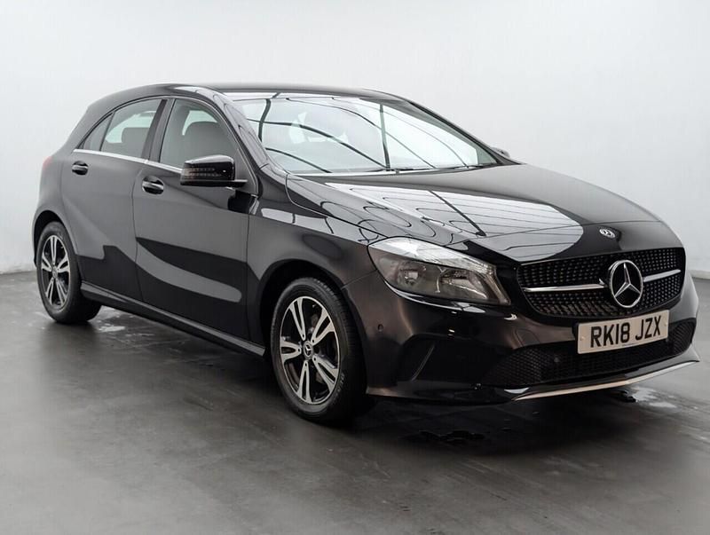 Black Used 2018 Mercedes A160 Executive Hatchback | £12,000 (Good price) - Image 1/4