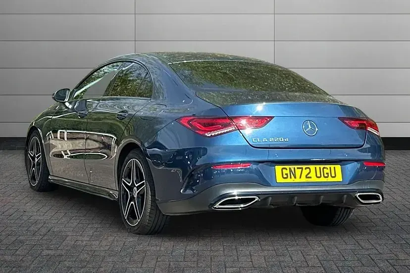 Used Mercedes CLA220 Executive 187 HP (137 kW) 2022 Denim blue Coupe