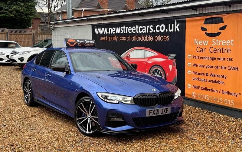 Blue Used 2021 BMW 330e M Sport Sedan | £18,484 (Fair price) - Image 1/3