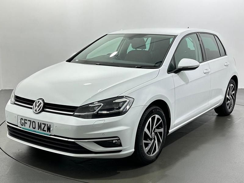 Used VW Golf VII Edition 150 HP (110 kW) 2020 White Hatchback