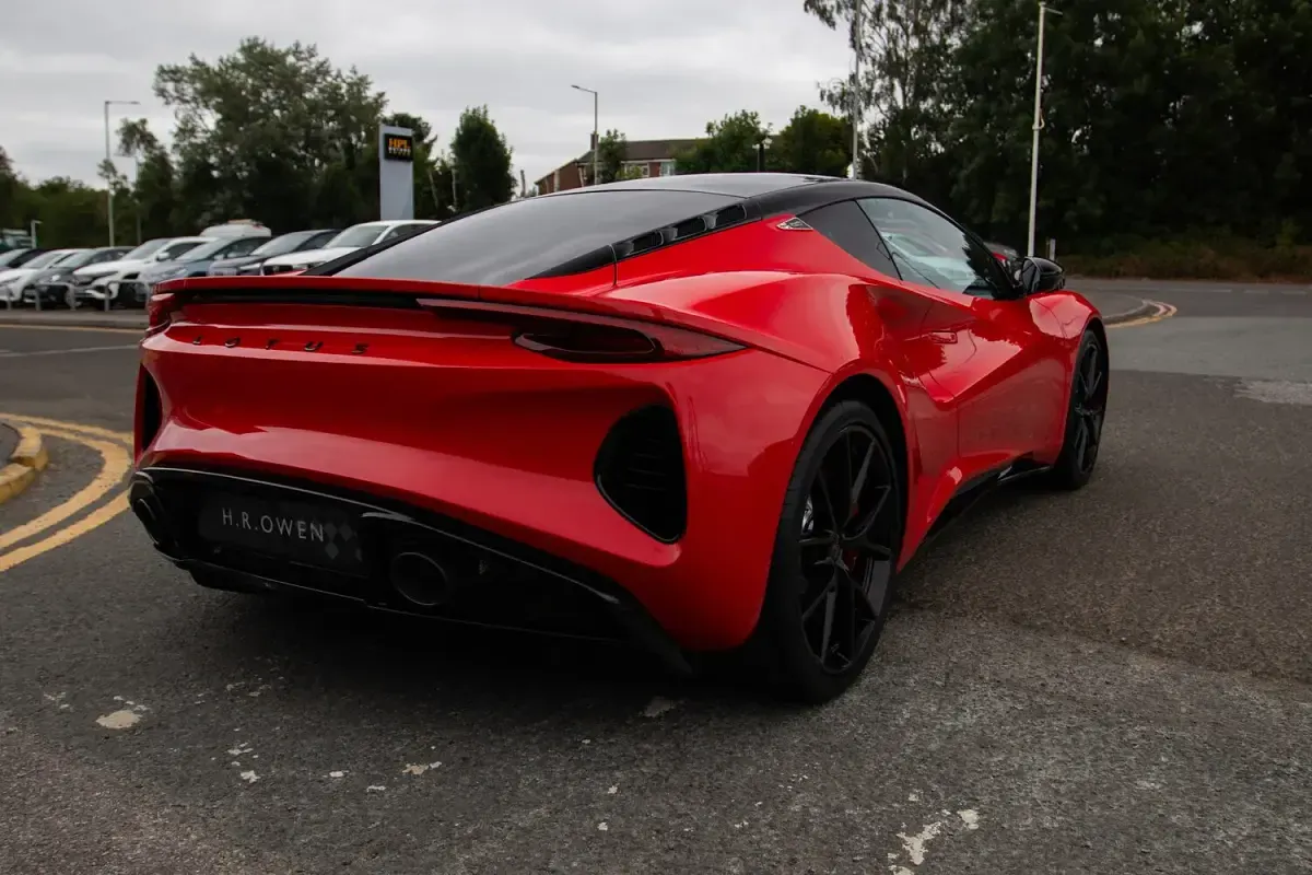 New Lotus Emira 366 HP (269 kW) 2026 Red Coupe