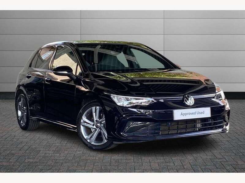 Black Used 2023 VW Golf VIII R-line Hatchback | £21,995 (Fair price) - Image 1/4