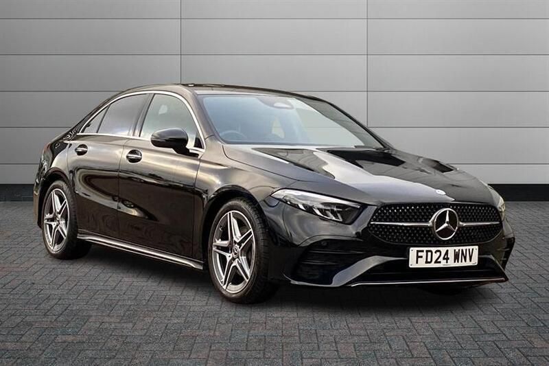Cosmos black Used 2024 Mercedes A200 AMG Line Premium Sedan | £25,695 (Fair price) - Image 1/4