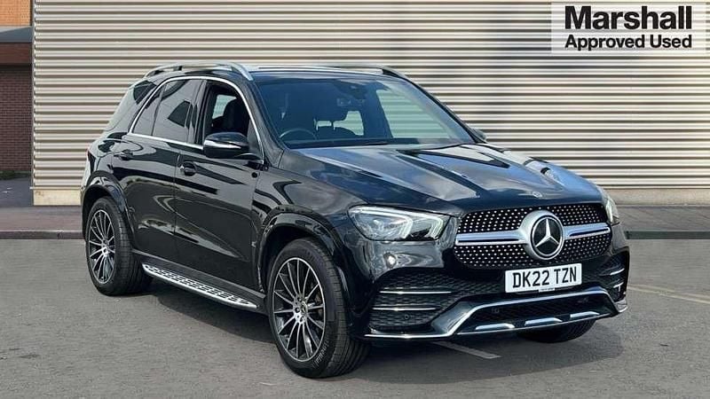 Black Used 2022 Mercedes GLE400 AMG line SUV | £45,917 (Fair price) - Image 1/4
