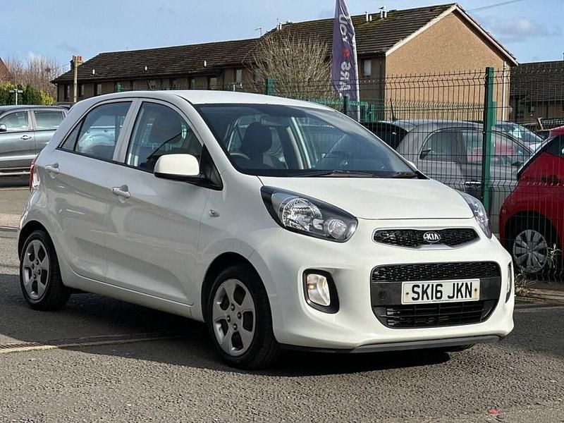 Used Kia Picanto 66 HP (48 kW) 2016 White Hatchback