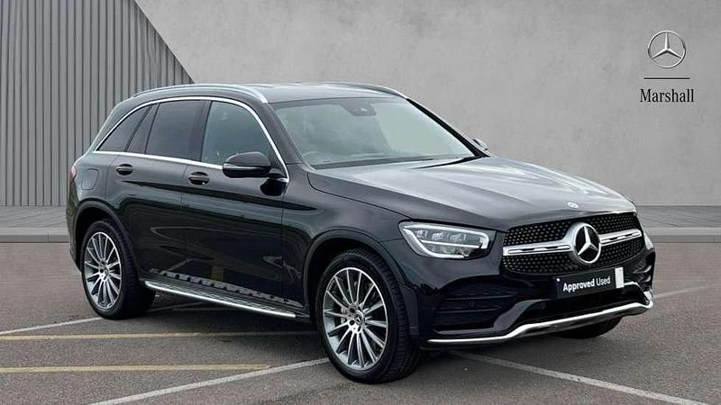 Black Used 2022 Mercedes GLC220 AMG Line Premium SUV | £31,980 (Expensive) - Image 1/4