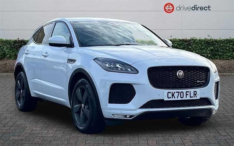 White Used 2020 Jaguar E-Pace Chequered Flag SUV | £20,341 (Fair price) - Image 1/4