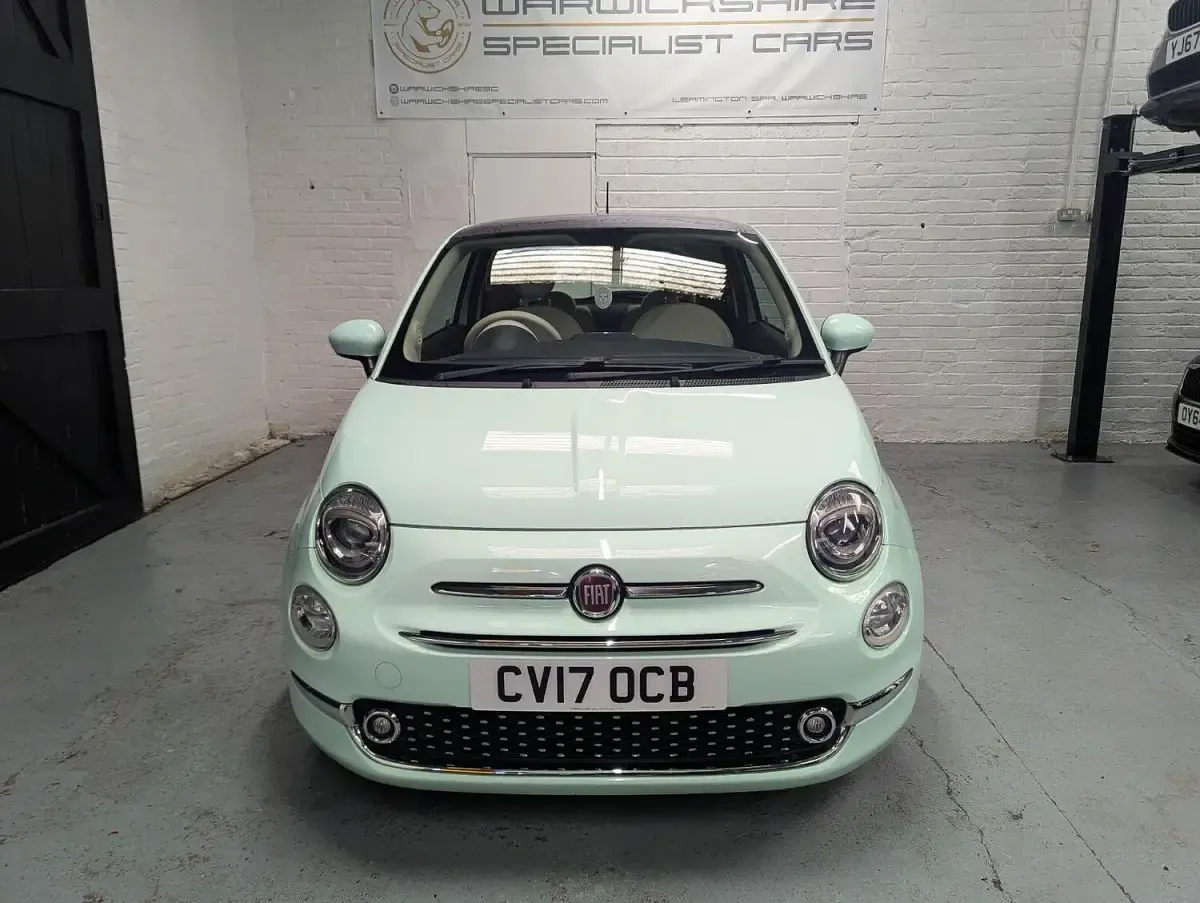 Used Fiat 500 Lounge 69 HP (50 kW) 2017 Green Hatchback