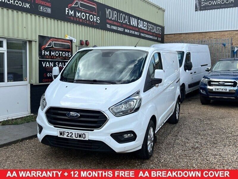 White Used 2022 Ford Transit Custom Limited Van | £14,900 (Good price) - Image 1/3