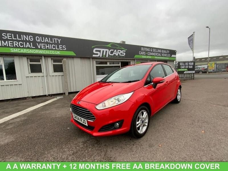 Red Used 2014 Ford Fiesta Zetec Hatchback | £6,500 (Fair price) - Image 1/4