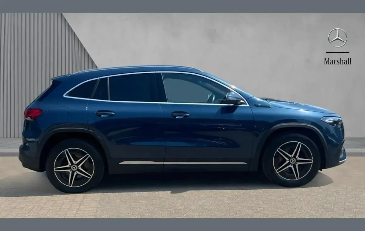 Used Mercedes EQA350 AMG line 214 kW (292 HP) 2022 Denim blue metallic SUV