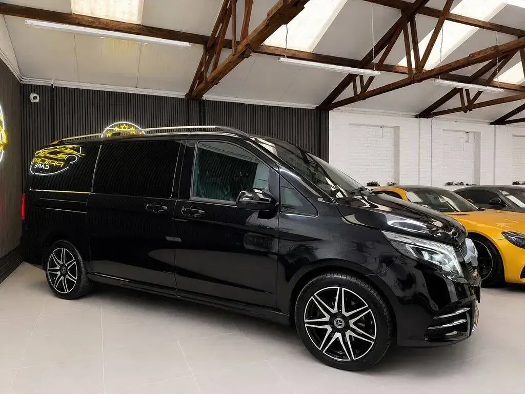 Used Mercedes V300 AMG line 2021 Black MPV