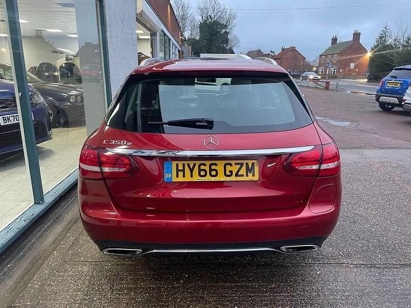 Used Mercedes C350e Premium Plus 2016 Red Estate