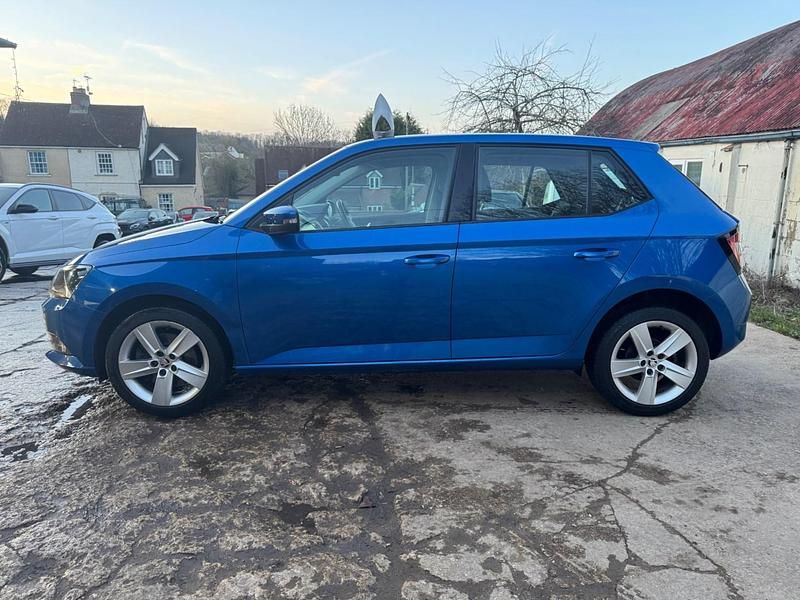 Used Skoda Fabia SE L 110 HP (80 kW) 2015 Blue Hatchback
