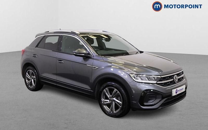 Grey Used 2024 VW T-Roc R-line SUV | £26,599 (Fair price) - Image 1/4