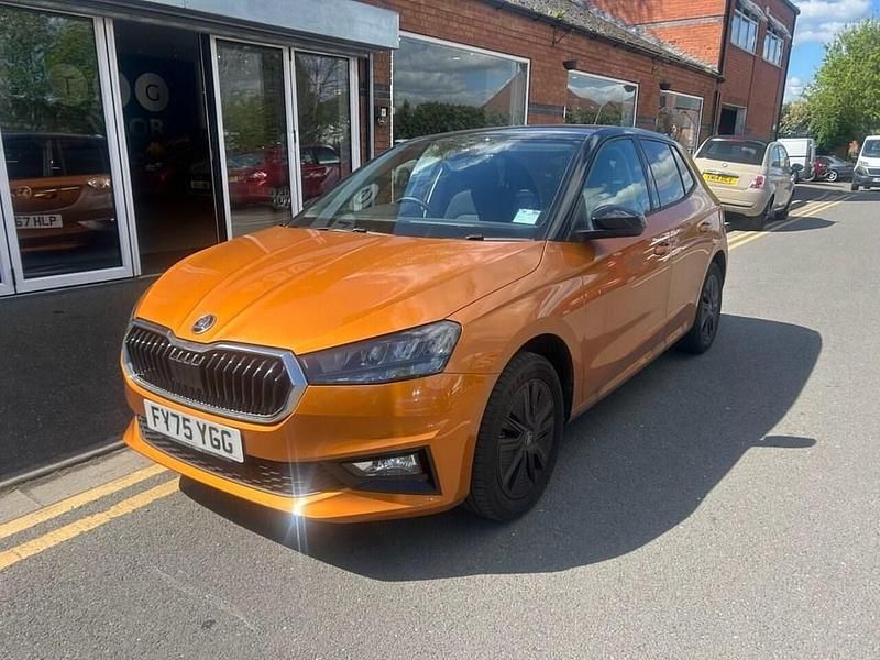 New Skoda Fabia Design Edition 2025 Orange Hatchback