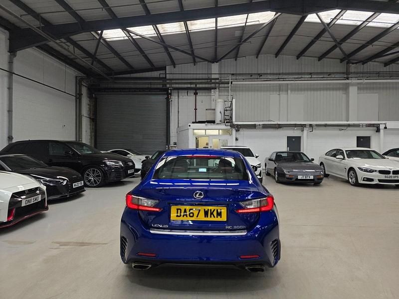 Used Lexus RC300h Sport Line 2017 Blue Coupe
