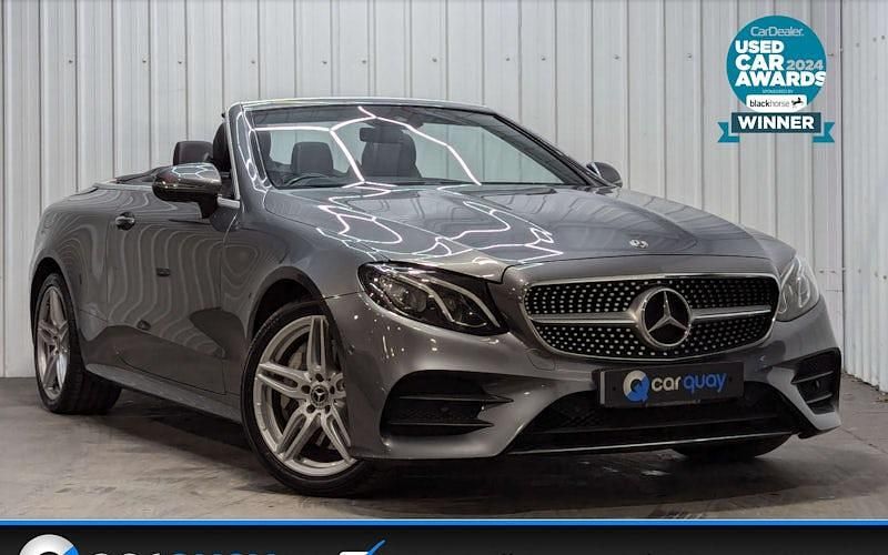 Used Mercedes E350 AMG line 258 HP (189 kW) 2017 Grey Cabriolet