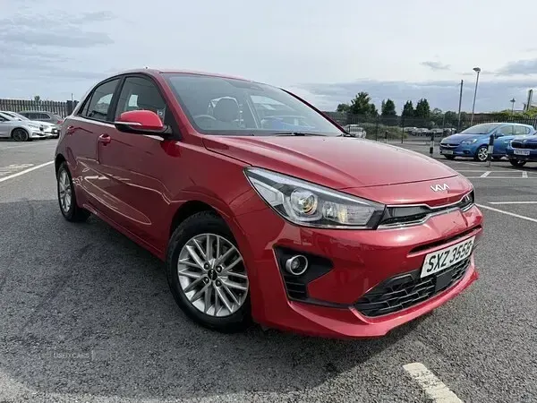 Used Kia Rio 83 HP (61 kW) 2023 Red Hatchback