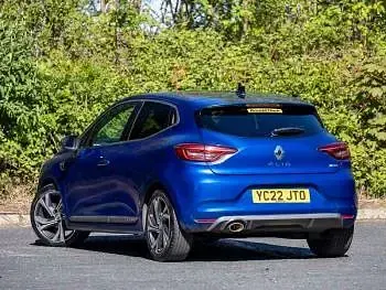 Used Renault Clio V RS Line 90 HP (66 kW) 2022 Blue Hatchback
