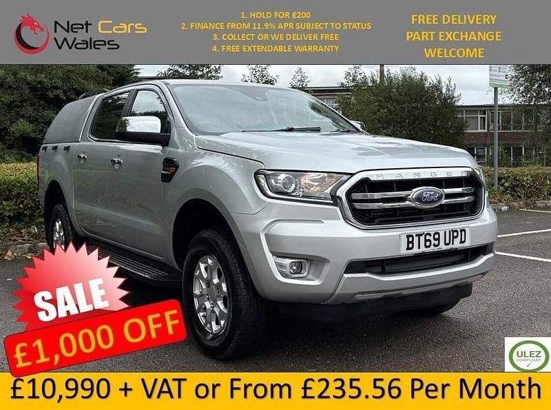 Silver Used 2020 Ford Ranger XLT Pickup | £10,990 (Good price) - Image 1/4