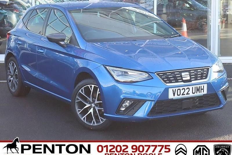 Used Seat Ibiza XCELLENCE 94 HP (69 kW) 2022 Blue Hatchback