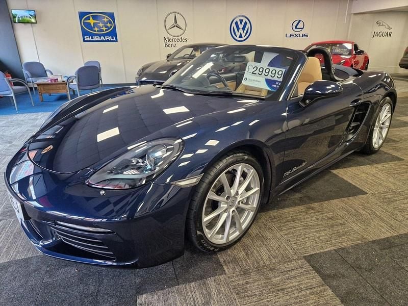 Blue Used 2017 Porsche Boxster Cabriolet | £29,990 (Fair price) - Image 1/4