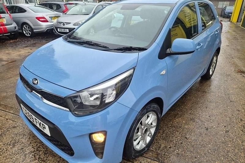 Used Kia Picanto 83 HP (61 kW) 2019 Blue Hatchback
