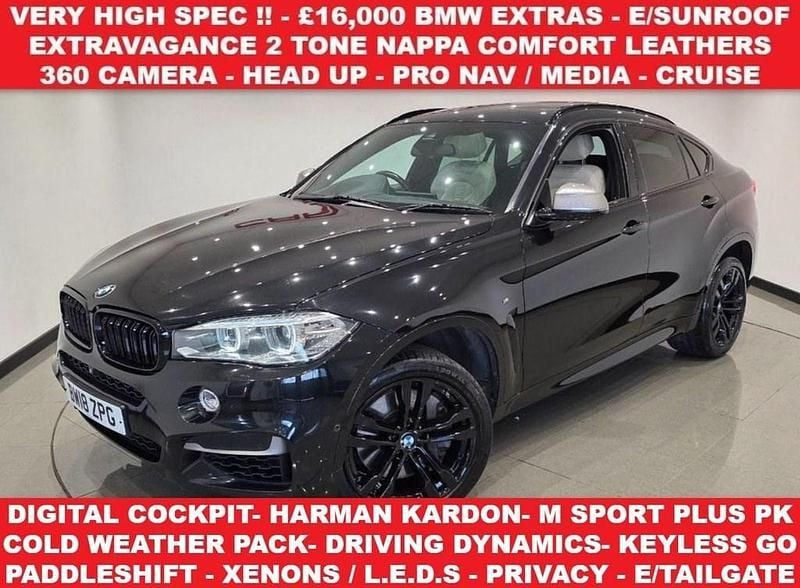Black Used 2018 BMW X6 Comfort Edition SUV | £22,990 (A bit pricey) - Image 1/4