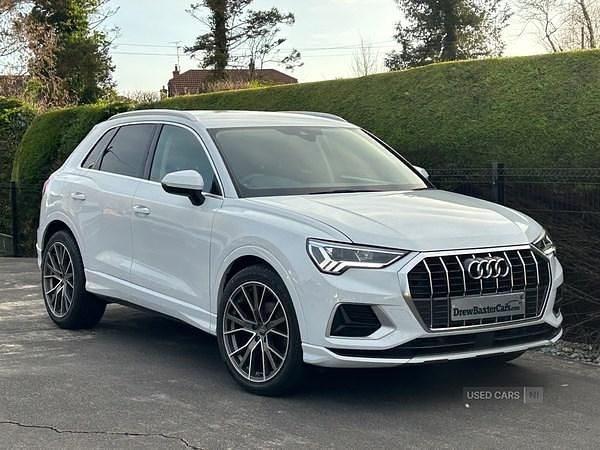 White Used 2020 Audi Q3 Sport SUV | £19,250 (A bit pricey) - Image 1/4