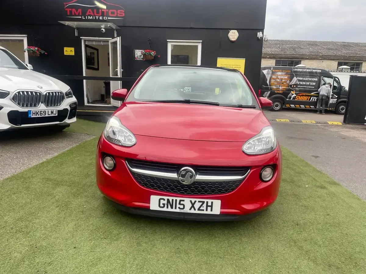 Used Vauxhall Adam Glam 70 HP (51 kW) 2015 Red Hatchback