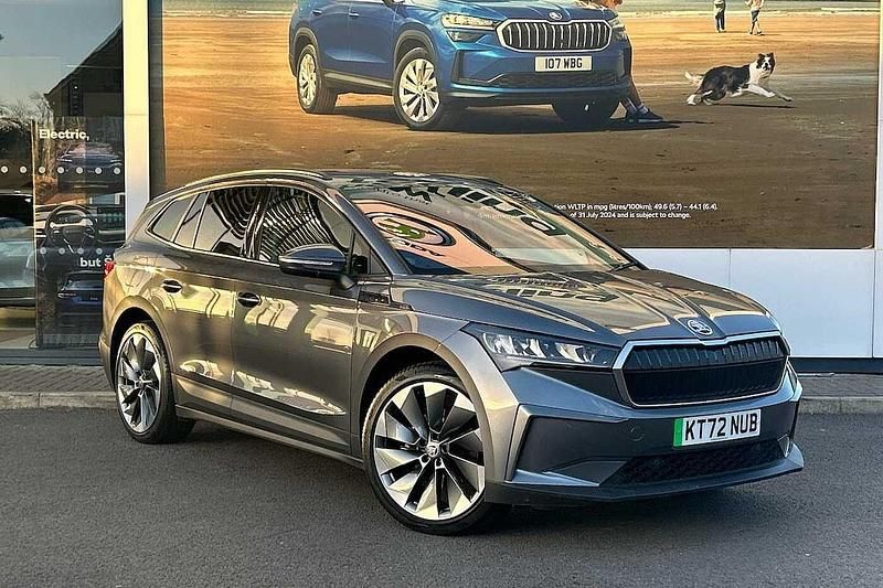 Used Skoda Enyaq iV Suite 131 kW (179 HP) 2022 Graphite grey metallic SUV